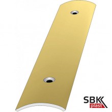 ПО-20 порог алюминиевый анодированный гладкий с отверстиями шириной  20мм